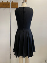 Load image into Gallery viewer, Vintage belted cocktail dress with buckle
