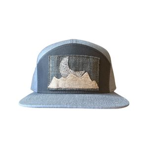 Upcycled Patch Hat Gold/Grey