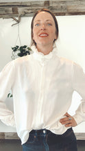 Load image into Gallery viewer, Ruffle Collar Blouse
