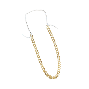 Gold Chain and Leather